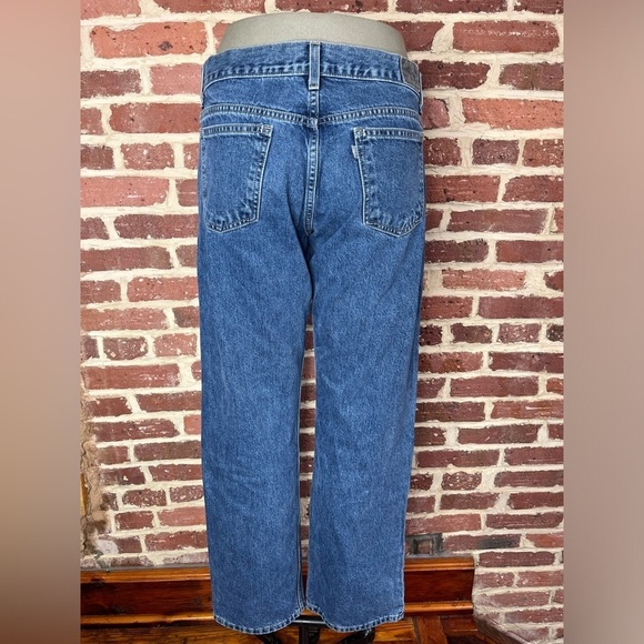 Vintage Y2K Silver Tab Jeans by Levi's in Medium Stonewashed Blue Size 9M - Picture 3 of 8